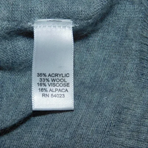 Banana Republic Button Up Sweater Made Of Italian Yarn Wool Alpaca Blend Size S - Picture 13 of 13